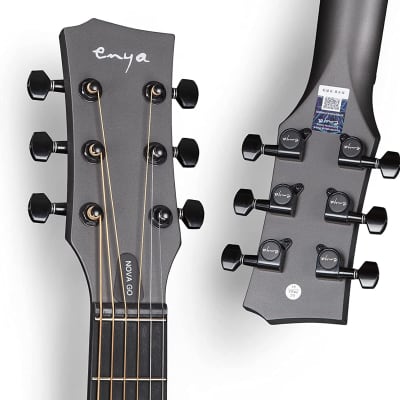 Enya NOVA GO Black Acoustic Guitar "Panther" image 4