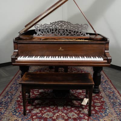 Steinway & Sons 6' 2" Model A Grand Piano | Satin Dark Walnut | SN: 53467 image 2