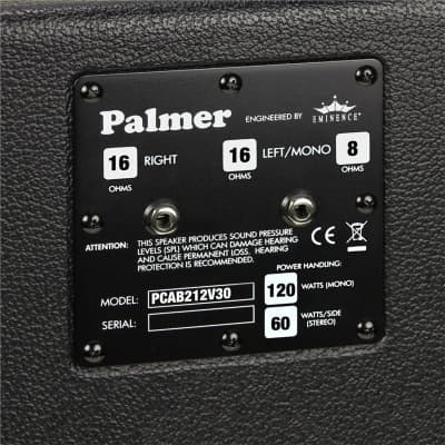 Palmer CAB 212 V30 2x12 Guitar Cabinet with Celestion Vintage 30 image 4