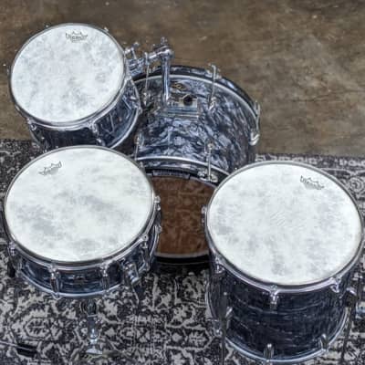 Slingerland 4-Piece Black Diamond Pearl Drum Set image 5