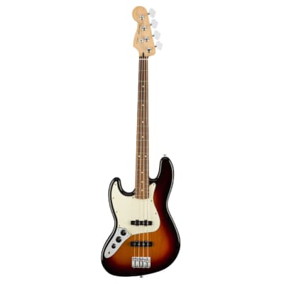 Fender Player Jazz Bass Left-Handed - 3-Color Sunburst w/ Pau Ferro FB image 2