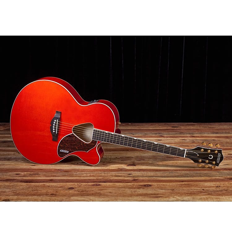 Gretsch G5022CE Rancher Jumbo Cutaway Electric Savannah Sunset Reverb