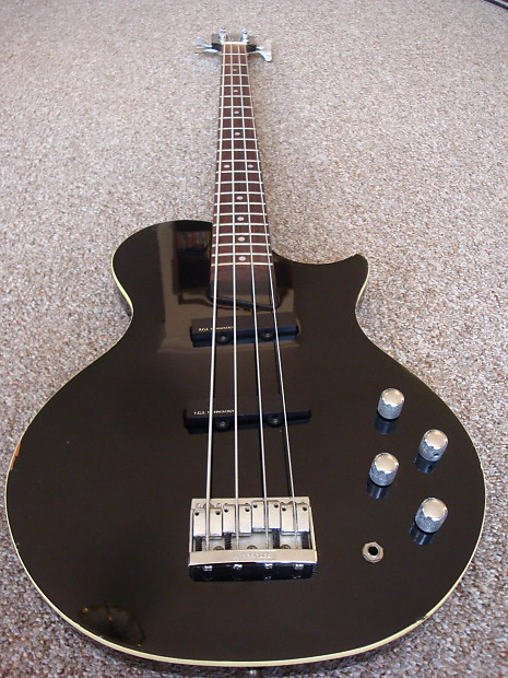 Burny LSB-80, Black. Made in Japan 1991-93. FGI Active PU's