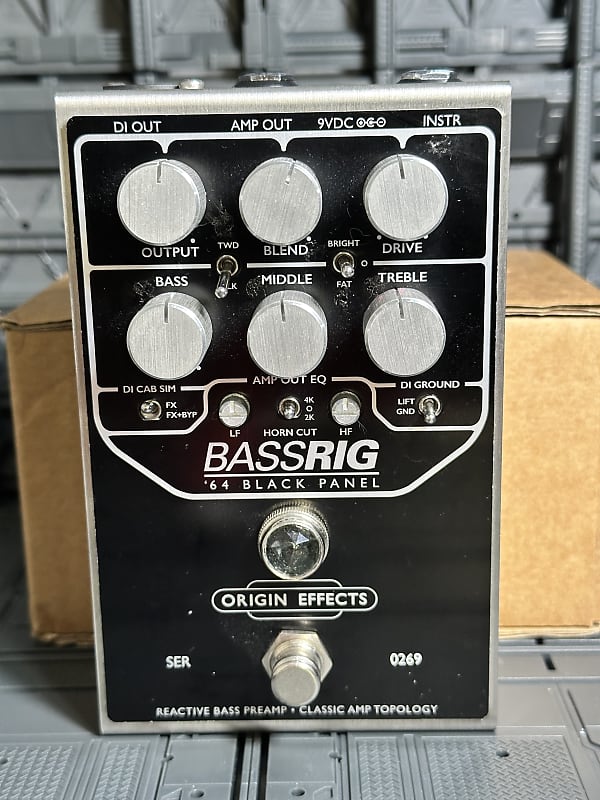 Origin Effects BASSRIG '64 Black Panel