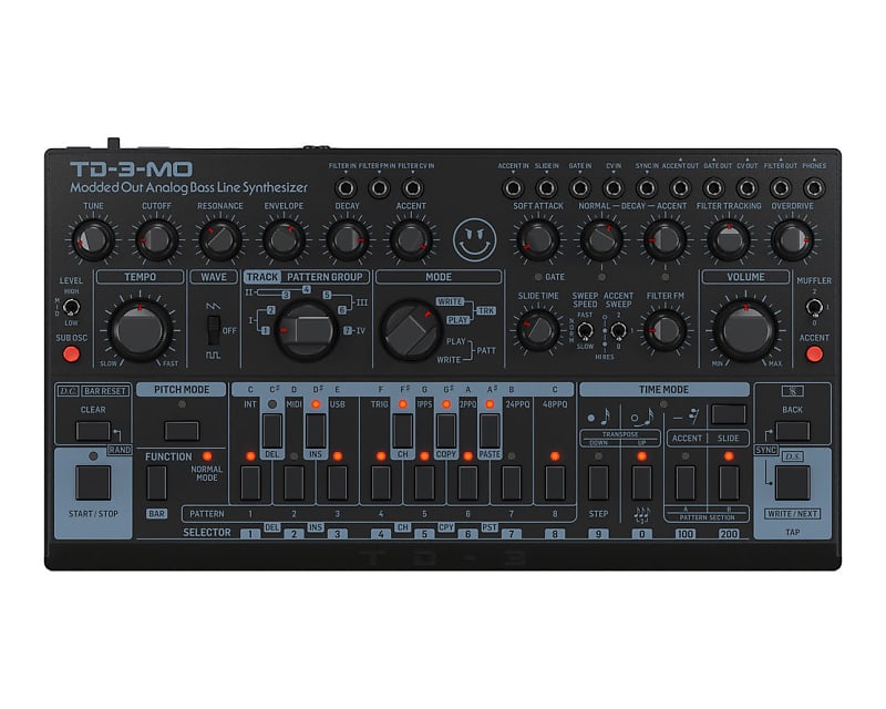 Behringer TD-3-MO-BK Modded Out Analogue Bass | Reverb Canada
