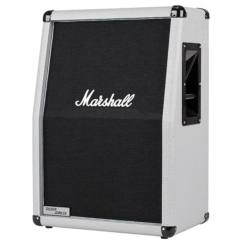 Marshall	Studio Jubilee 2536A "Silver Jubilee" 140-Watt 2x12" Angled Guitar Speaker Cabinet image 2