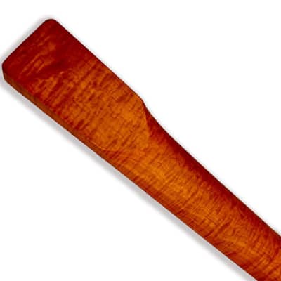 Tele-Style Amber Flame Maple Neck, Maple Fingerboard image 12