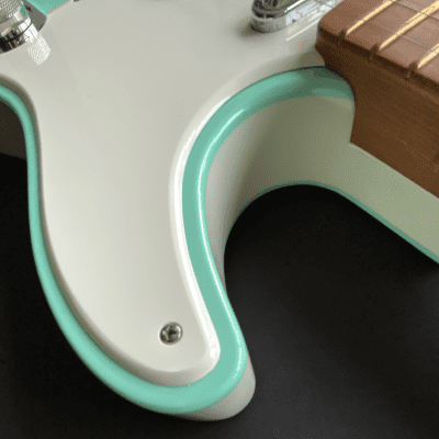 CP Thornton Classic II Guitar - Surf Green/India Ivory image 4