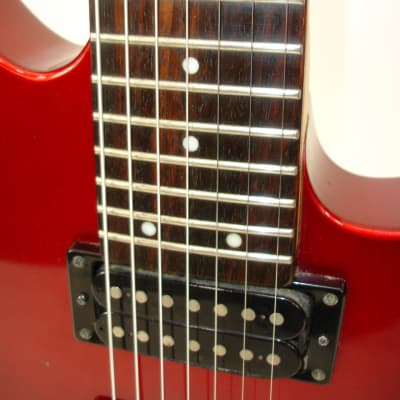 Washburn WG-587 7-String Electric Guitar, Red Metallic image 5
