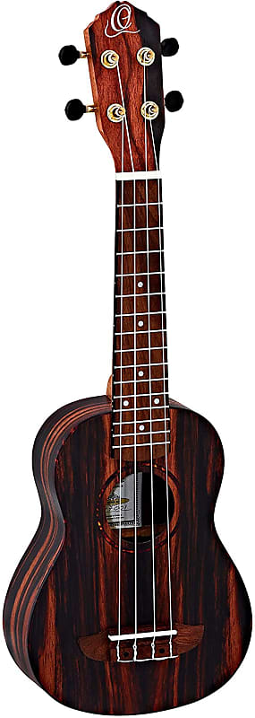 Ortega Guitars Timber Series, 4-String Ukulele, Right (RUEB-SO