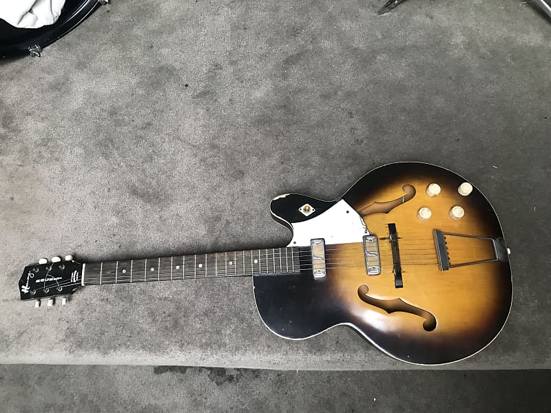 Harmony ROCKET Guitar H54 1960 - Sunburst | Reverb