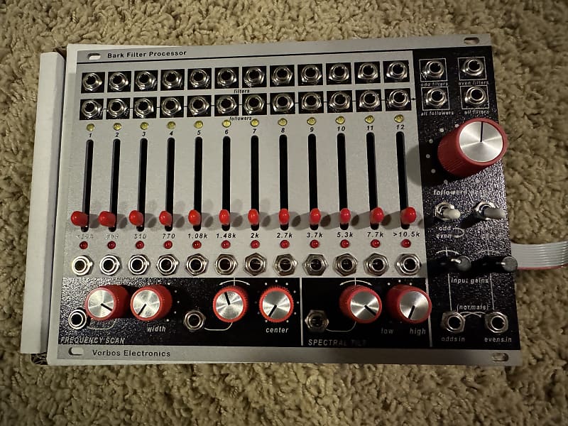 【美品】Verbos Bark Filter Processor Verbos Electronics Bark Filter Processor | ModularGrid