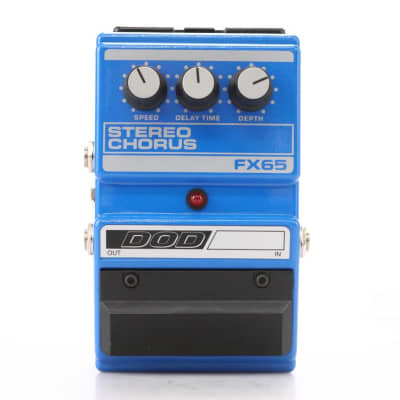 DOD FX65 Stereo Chorus Guitar Effects Pedal w/ Original Box #50321 image 3