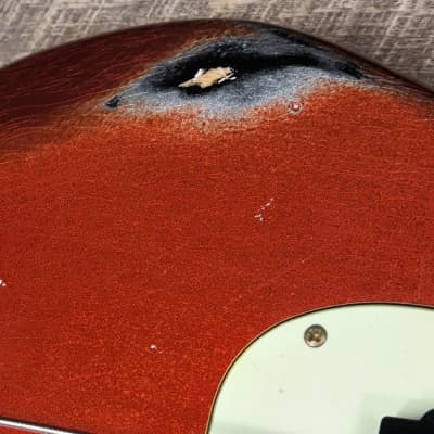 MyDream Partcaster Custom Built - Candy Tangerine Precision Hepcat 62 image 10