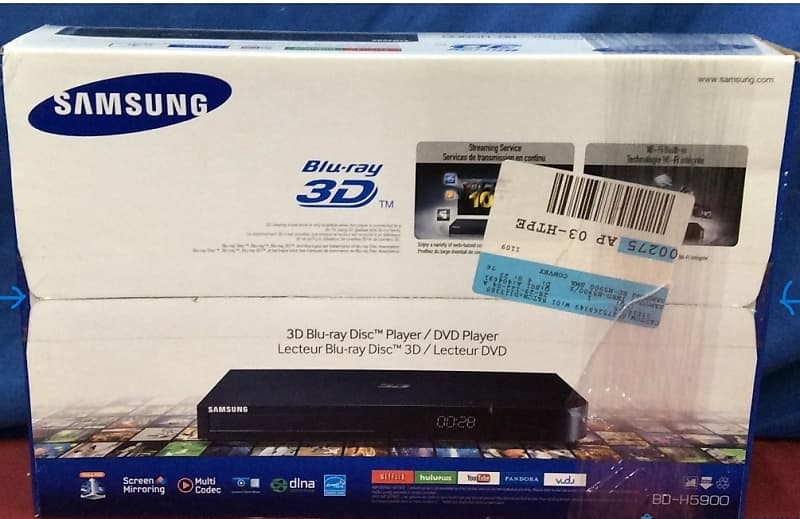 Samsung  BD-H5900 CD/DVD/DISC/BLU-RAY PLAYER IN ORIGINAL PACKAGING image 1