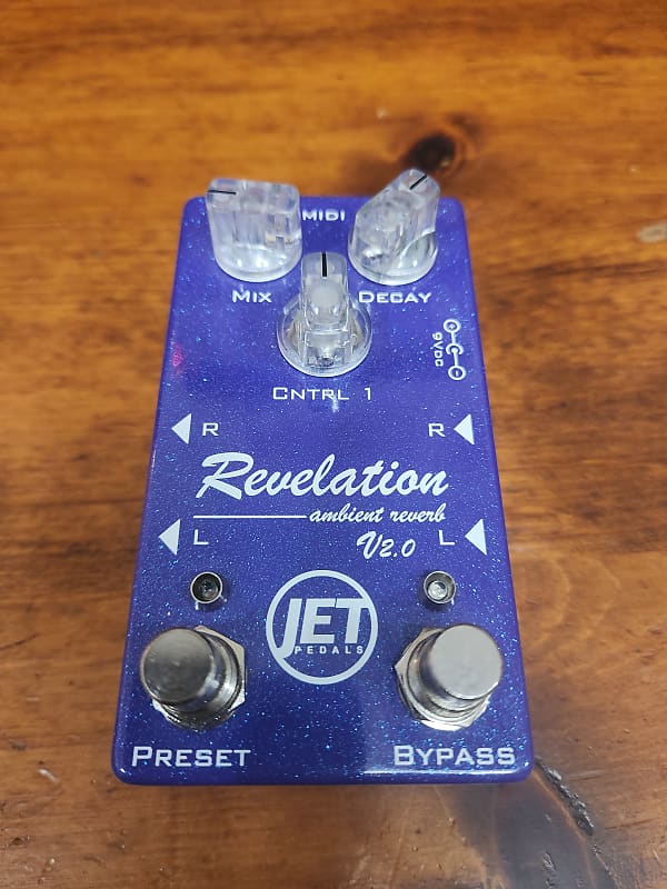 Jet Pedals Revelation v2 midi Reverb