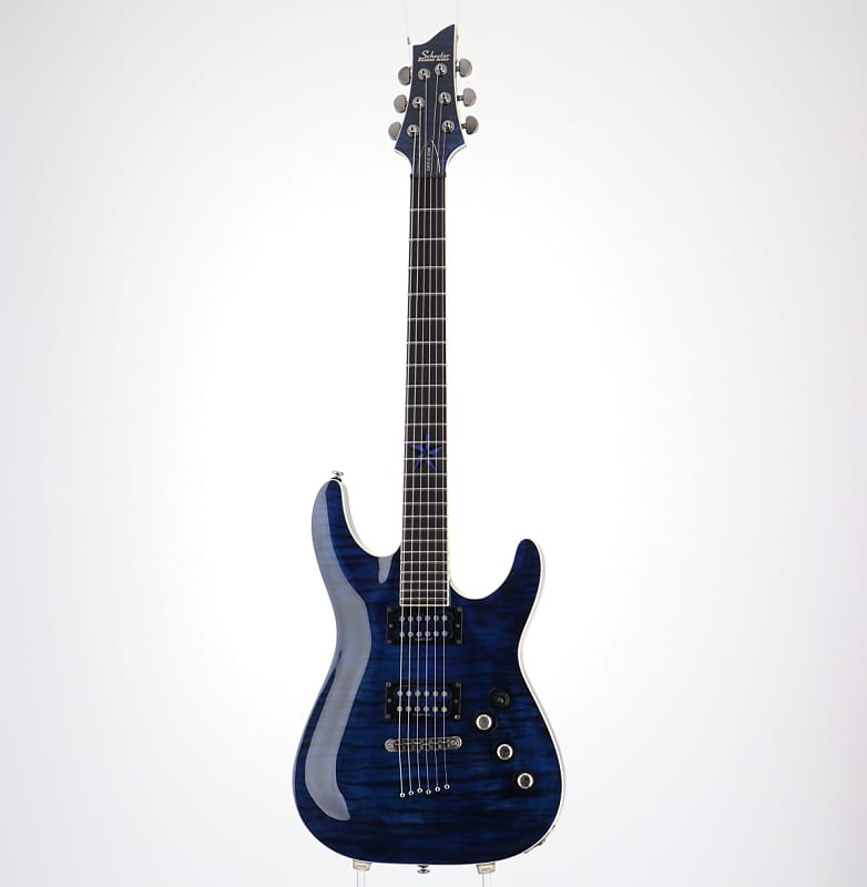 Schecter AD C 1 EXS EXOTIC STAR Sherman Blue (04/26) | Reverb