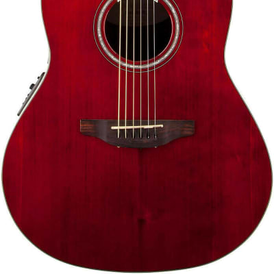 Ovation CS24-RR Celebrity Mid-Depth Solid Spruce Top 6-String Acoustic-Electric Guitar w/Gig Bag image 6