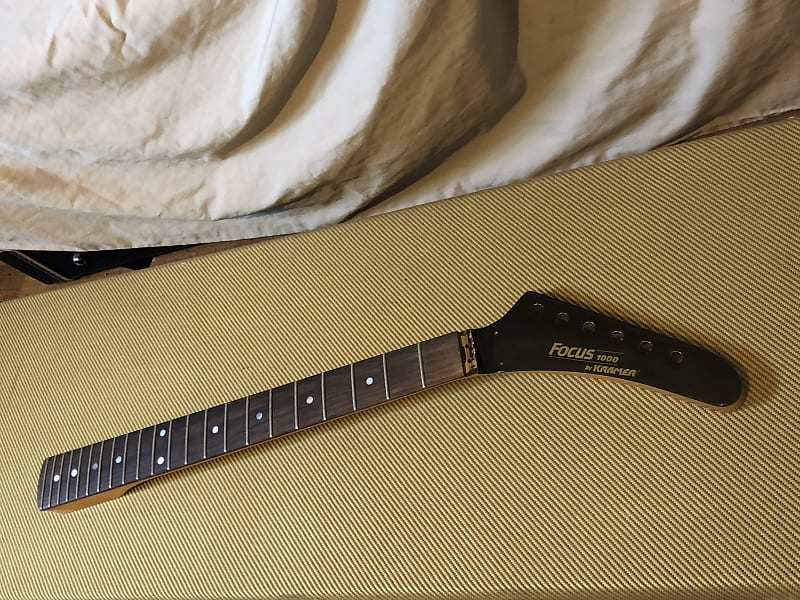 1980's Japan Kramer Focus 1000 Hockey Stick Guitar Neck Floyd Reverb