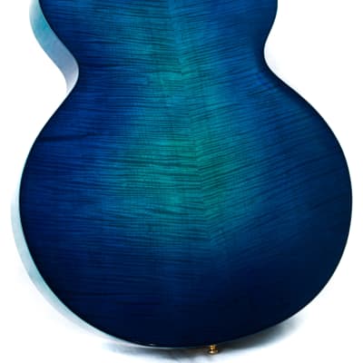 Washburn Blue Dolphin Yuriy Shishkov Masterpiece Archtop Acoustic Guitar image 14