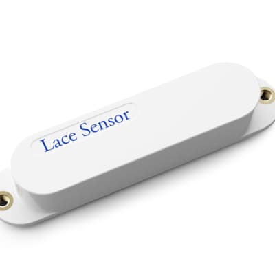 Lace Sensor Blue w/White Cover Guitar Pickup