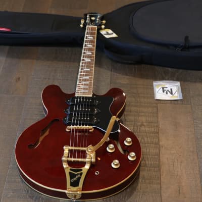 Epiphone Riviera Early 90's Wine Red, made in Japan, orange Epiphone Riviera Early 90's Wine Red, made in Japan, orange