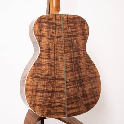 Santa Cruz OM Custom Acoustic Guitar, Flamed Koa & Italian Spruce image 6