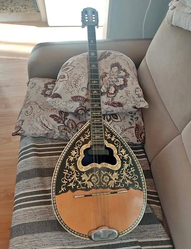 Greek Bouzouki with HARDCASE and pickup and 300 backing track Reverb