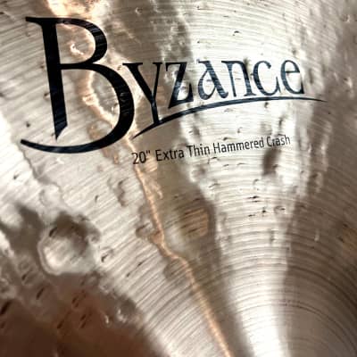 Meinl 20" Byzance Extra Thin Hammered Crash Cymbal image 3