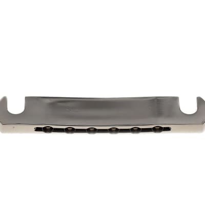 Gibson Stop Bar Tailpiece Nickel PTTP-015 image 3