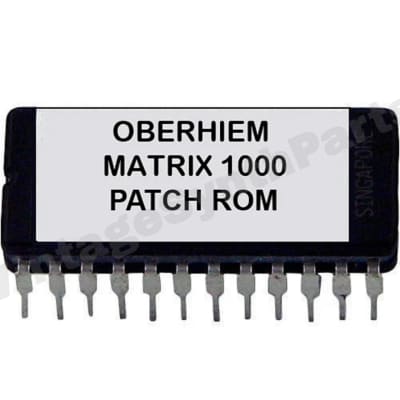 Oberheim Matrix 1000 (fixes missing/corrupted patches!) ROM EPROM Patch IC