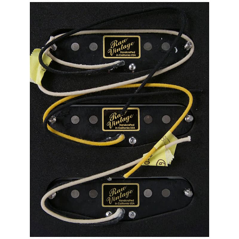 Raw Vintage RV-60 60s Single Coil Strat Pickup Set | Reverb