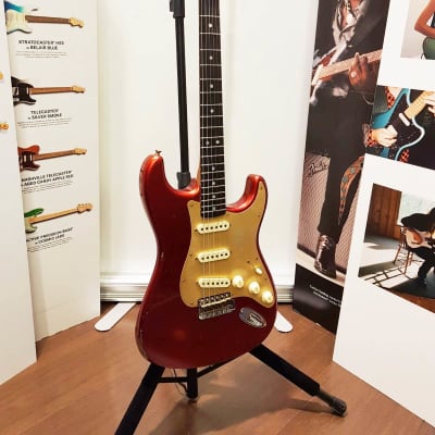 Fender Custom Shop Limited Edition Stratocaster Roasted "Big Head" Relic Aged Candy Apple Red image 10