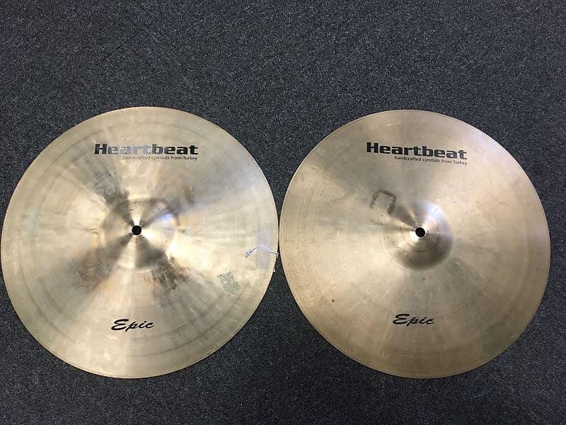 Used HEARTBEAT EPIC HI HATS 15 Cymbals 15" Reverb