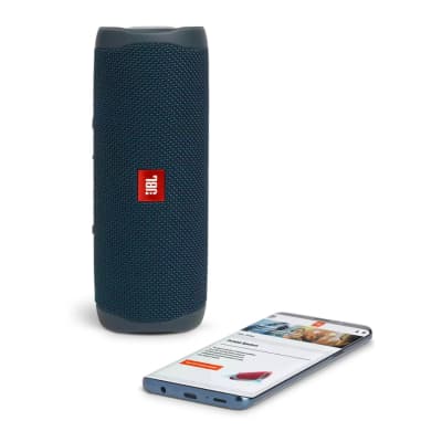JBL Flip 5 Portable Waterproof Bluetooth Speaker (Ocean Blue) with Knox Gear Hardshell Travel and Protective Case Bundle image 8