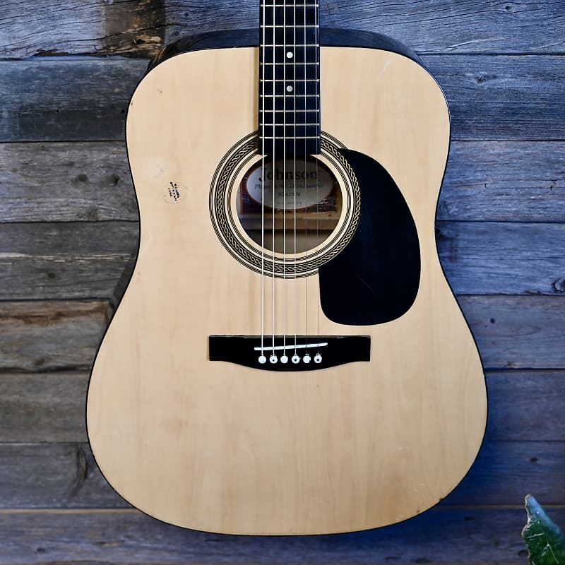 Johnson AXL JG 610 N Dreadnought Acoustic Guitar Natural Johnson