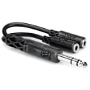 Hosa YMP-234 Y Cable 1/4 in TRS to Dual 3.5 mm TRSF Stereo Headphone Adaptor