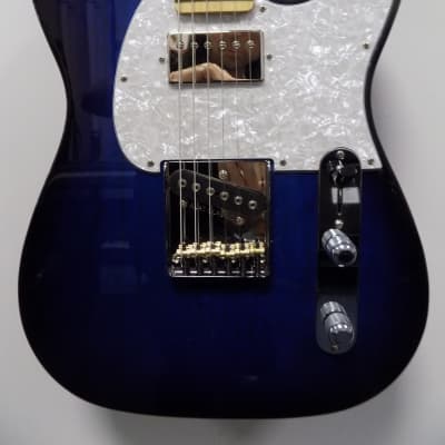 G&L Fullerton USA Deluxe ASAT Classic Bluesboy Electric Guitar w/ Gig Bag - Blueburst image 1