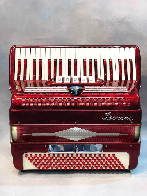 DOROVI STUDENT 2 REED ACCORDION RED | Reverb