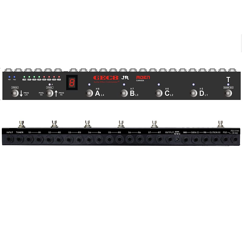 【値下げ】 GEC8 JR ギターエフェクター Moen/GEC8 JR Guitar Effects Commander 8 Junior – LEP