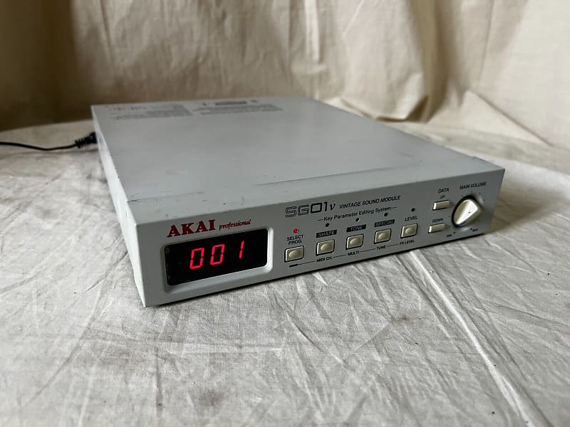 AKAI SG01v Vintage Sound Module New internal battery!! w/ Reverb