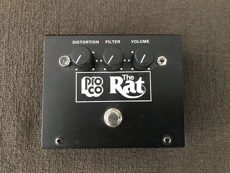 ProCo Rat 90s Vintage Reissue Big Box w/ Keeley 3-way, DC jack, & LED mods