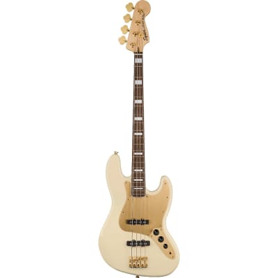 Squier 40th Anniversary Gold Edition Jazz Bass | Reverb