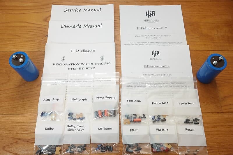 Marantz 2325 restoration kit filter capacitor repair rebuild fix  			