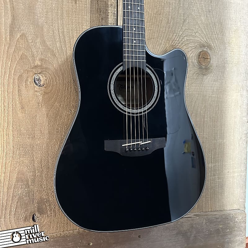 Takamine GD30CE BLK G30 Series Dreadnought Cutaway Acoustic/Electric Guitar w/Gig bag