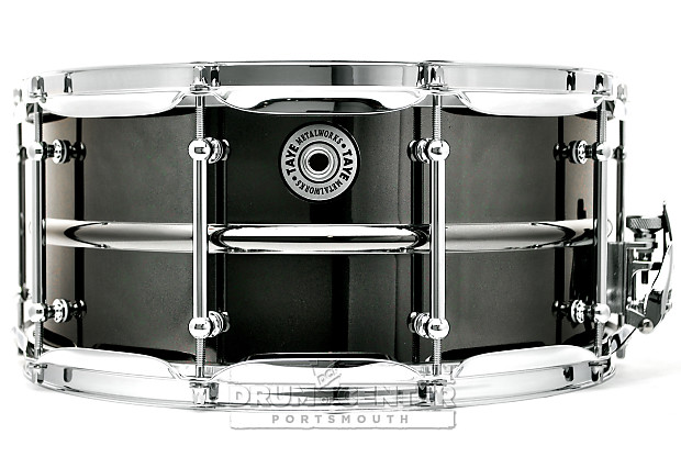 Pearl Sensitone 5x14 Brass Shell Snare Drum - Black Nickel Finish