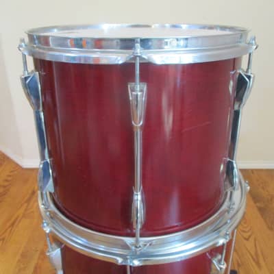 Yamaha Stage Custom 12 X 10 Rack Tom, Cherry Lacquer, Birch Shell, Pro Heads - Excellent! image 6