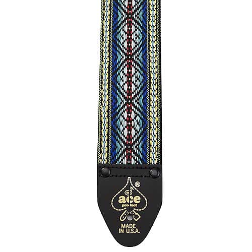 Immagine D'Andrea 2" Ace Vintage Reissue Guitar Strap Summer of '69 ACE-13 - 1