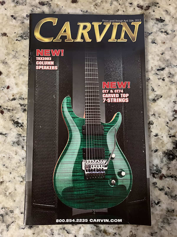 Carvin Guitar & Amp Catalog 2013 DC400 DC127 DC800 V3M Reverb