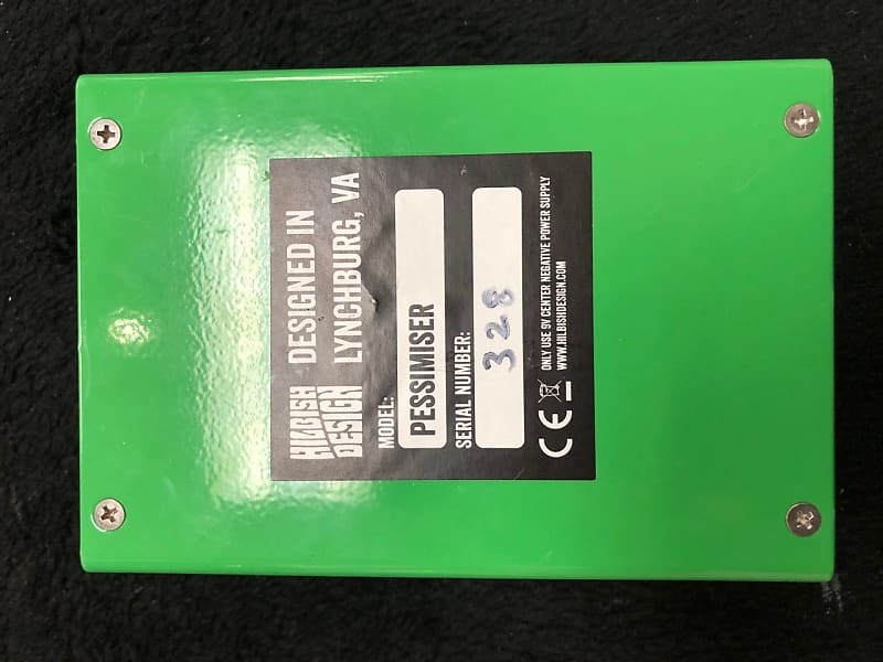 Hilbish Design Pessimiser Fuzz Guitar Effects Pedal